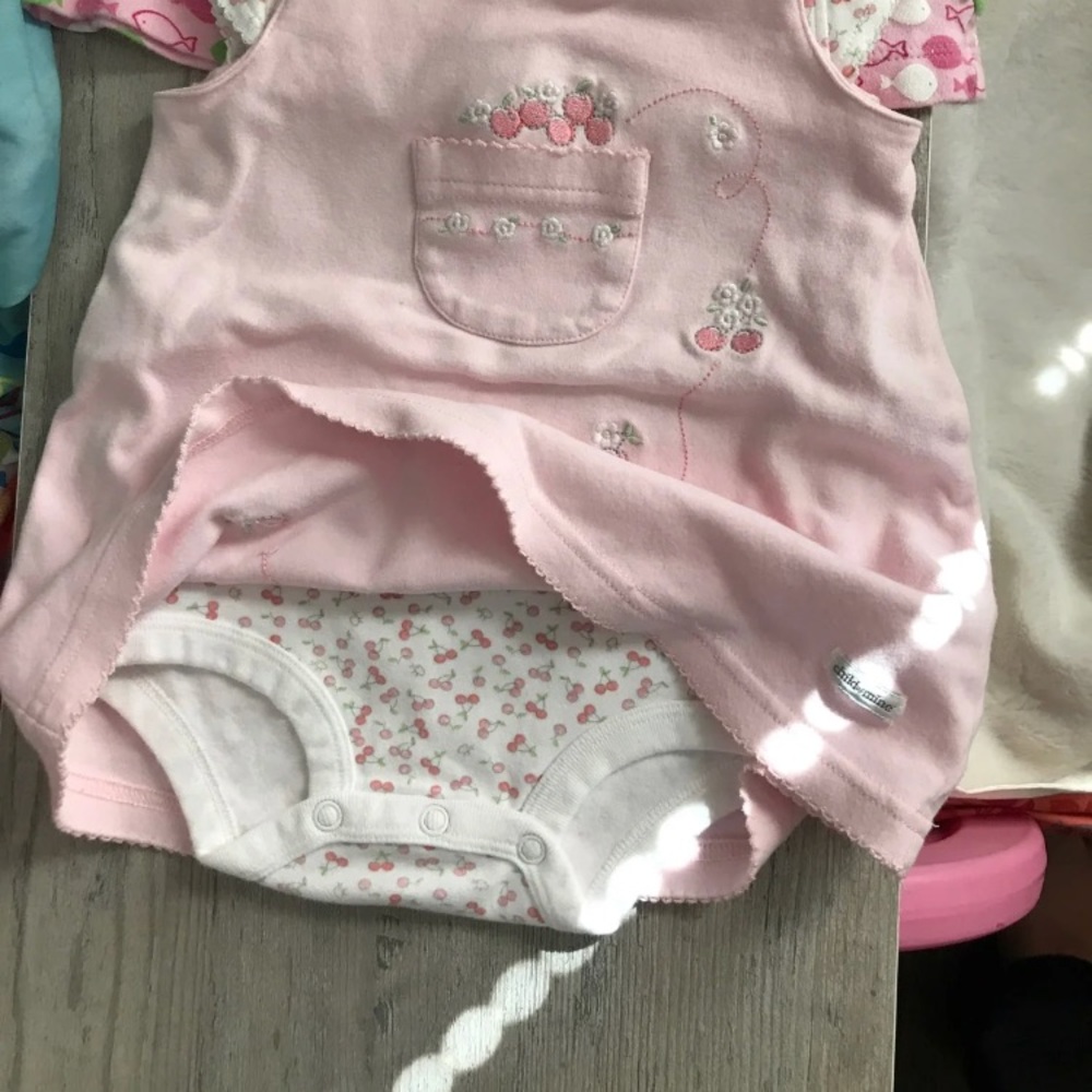 Two dresses  and Onsies sets